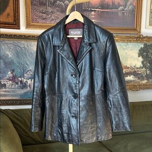Vintage Wilsons Leather Classic Black Jacket